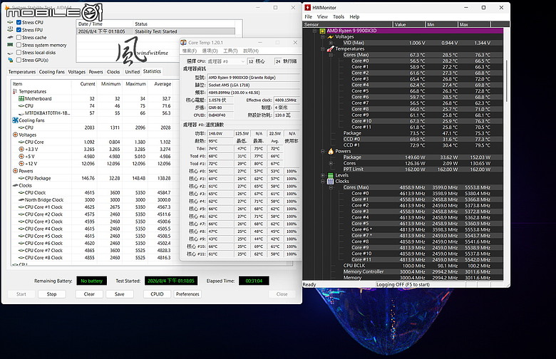 白色木紋新風格：X870E AERO X3D WOOD搭FRAME 5000D WOOD RS實測