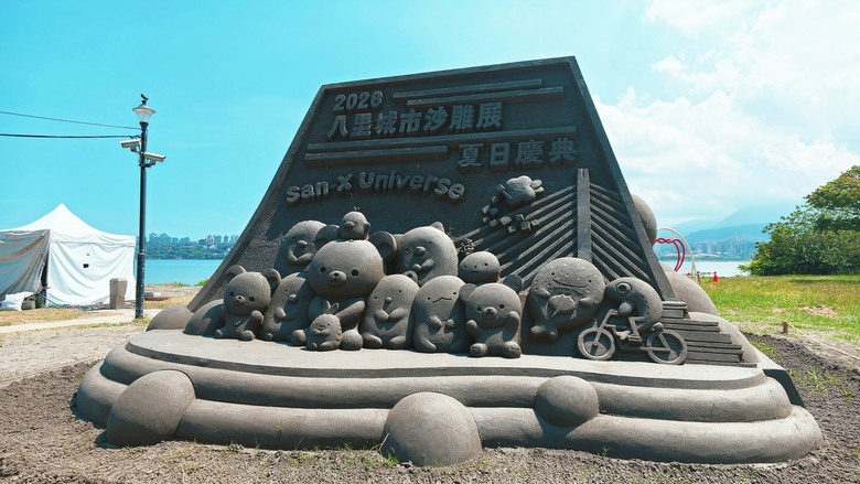 淡水最新景點一日遊｜觀海長堤自行車道＋淡江大橋＋八里沙雕展｜YouBike河岸路線