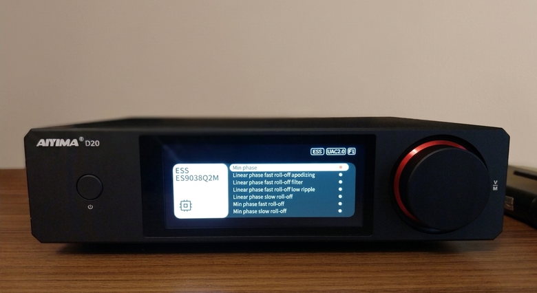 ESS ES9039Q2M/AKM AK4493S 雙解碼晶片+無線藍牙DAC Aiyima D20開箱