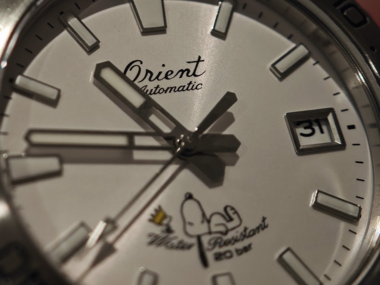 五十歲的兩隻新玩具-- Orient Star M42 龍泉洞 + Orient Mako 40 Snoopy 75th