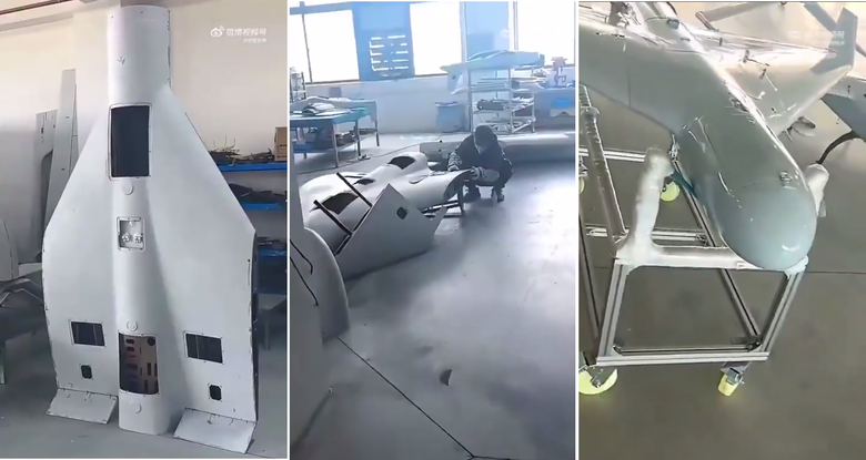 點我看大圖 中共國確實在供應無人機給伊朗和俄羅斯,工廠影片出來了
