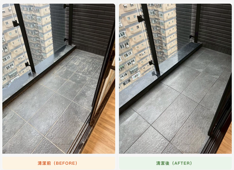 【心得】彰化清潔公司|裝潢細清實測,廚房窗溝系統櫃前後對比!