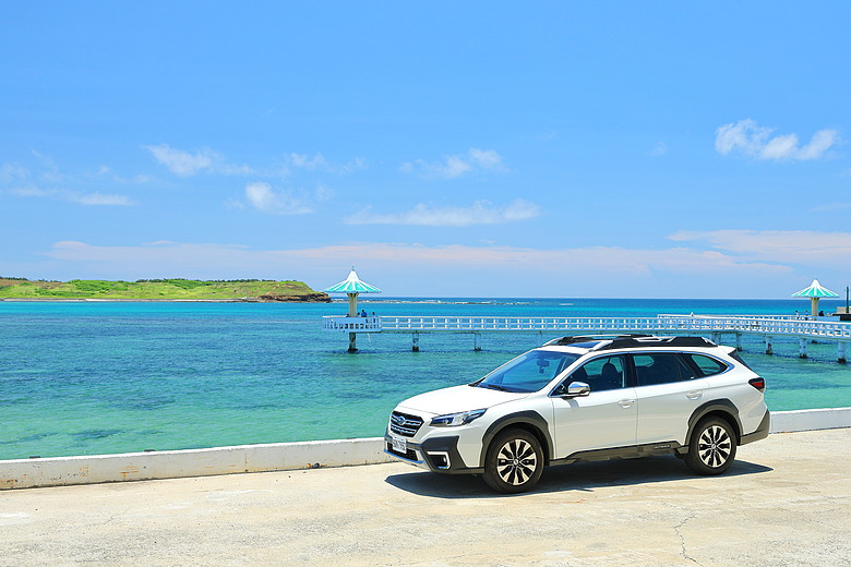 點我看大圖 (映像旅行) 澎湖EP.1 開著Subaru Outback搭渡輪,享受湛藍跳島的天倫旅行吧