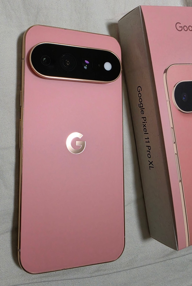 Pixel 11 Pro XL砂岩粉512G簡易開箱