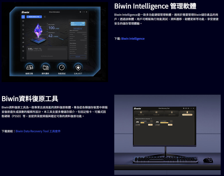 【開箱簡測】Biwin M560 PCIe Gen5.0 x4 NVMe HMB 2TB SSD 效能簡測 (圖多)