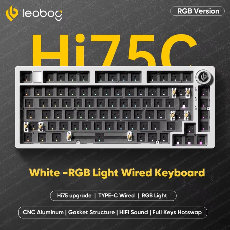 鍵盤開箱:LEOBOG Hi75C 75% 金屬鍵盤-養樂多主題