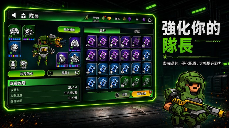 《Soldier Defense》士兵防禦 8月20日 正式上線 結合快節奏動作、Roguelike技能卡牌與策略養成 極限生存戰 | 操控英雄走位閃避、隨機技能 搭配強力戰術裝備 迎戰史詩級BOSS