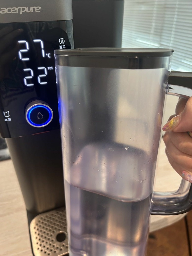 開箱新家飲水機acerpure黑曜石