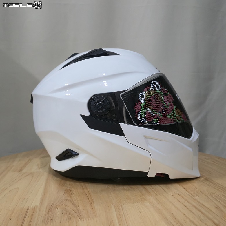 點我看大圖 【開箱】ZEUS 瑞獅 ZS-613H 可拆卸式面甲 ,全罩、3/4任意切換!