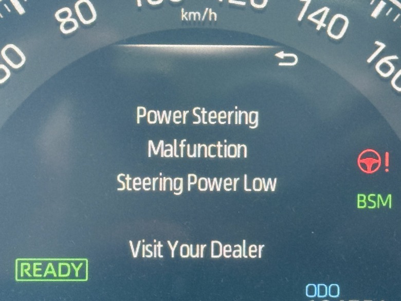 RAV4 2021款儀表燈異常亂閃