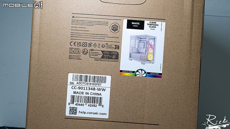 【開箱】賊船MATX海景殼 | CORSAIR 2800X RS-R ARGB WEHITE