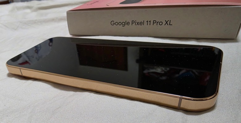 Pixel 11 Pro XL砂岩粉512G簡易開箱