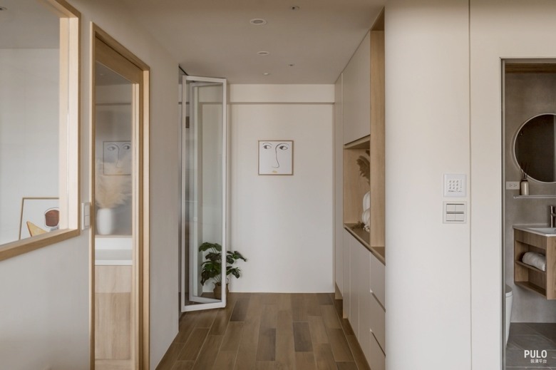 【開箱】20坪老屋翻新|木質日式混搭宅,室內窗+綠色特殊塗料打造溫暖居家