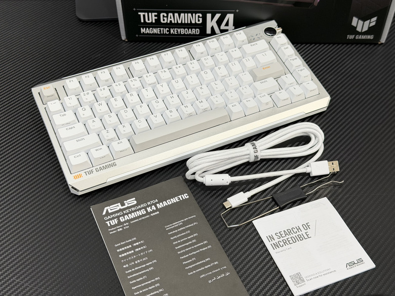 【開箱｜心得】支援熱插拔的磁軸屆CP值天花板！｜ASUS TUF Gaming K4 Magnetic