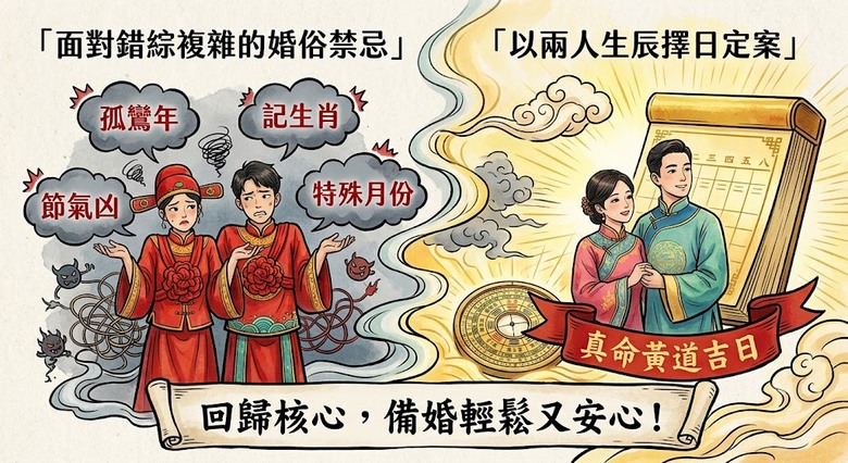【婚俗迷思破除】如果同時碰上好幾個結婚禁忌,到底該怎麼辦?