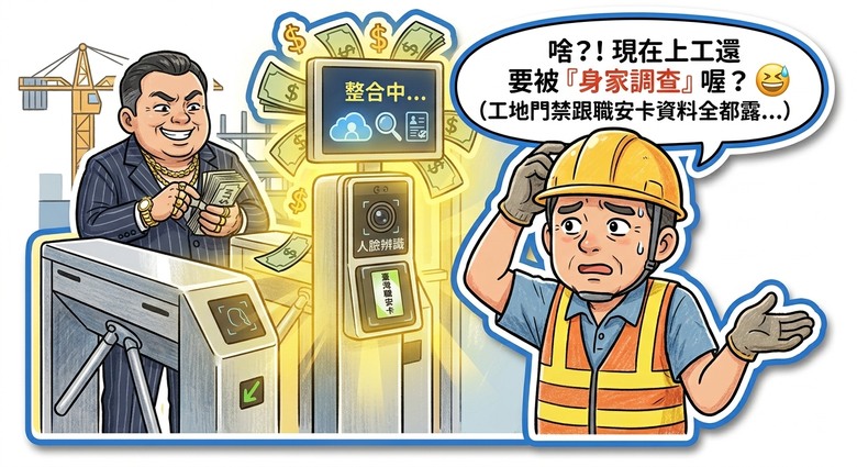小聊一下政府強制推動臺灣職安卡的另一個問題...