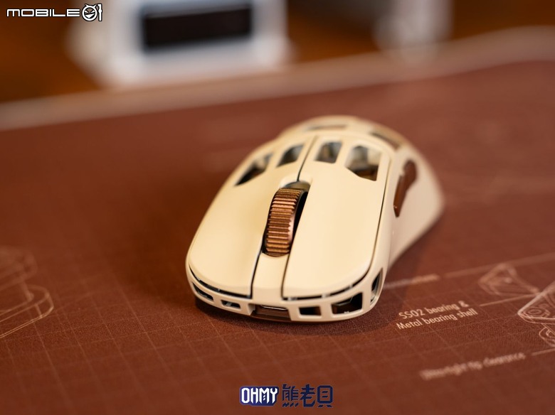 信仰喜+1 貓頭鷹聯名滑鼠 Pulsar Feinmann F01 Noctua Edition