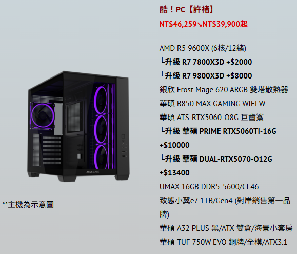 套裝主機選擇請益