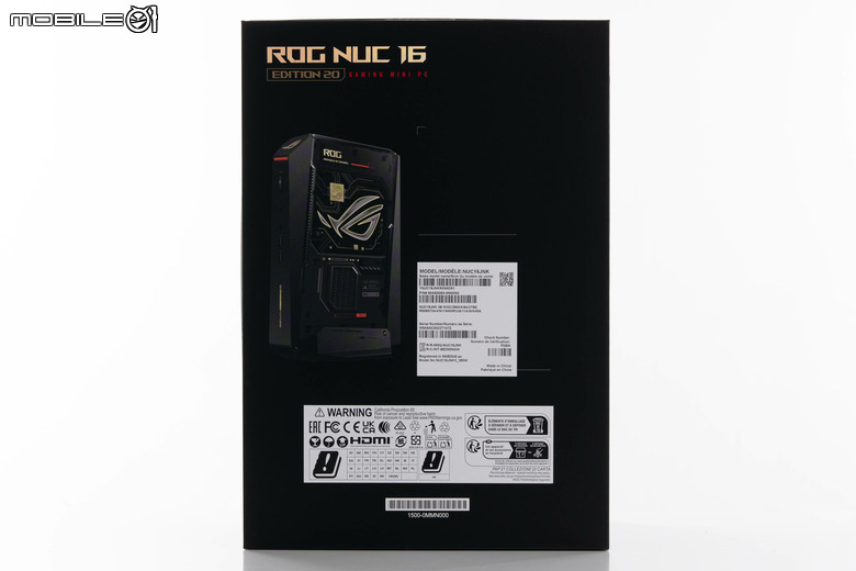 ROG NUC16 Edition 20 電競迷你電腦開箱實測 要價近 20 萬的迷你主機最強之作！