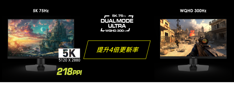 微星推出 27吋 5K Dual Mode 雙模電競顯示器 MAG 271KPD7 兼具高解析度內容創作與高反應遊戲需求