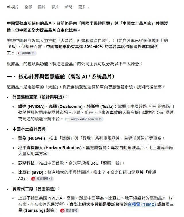 中共國機器人的AI晶片95%是台積電代工.....。