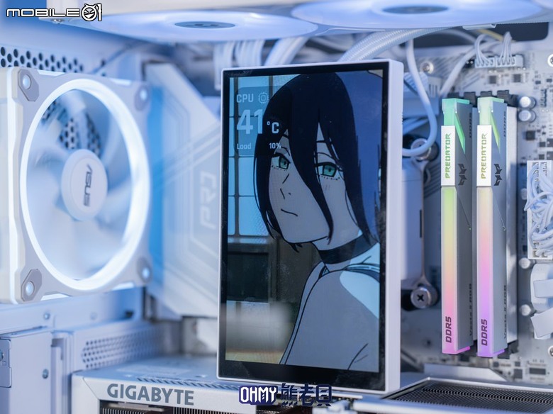 TT ST360 Ultra ARGB Sync 水冷散熱器 翻轉大螢幕+側出水管