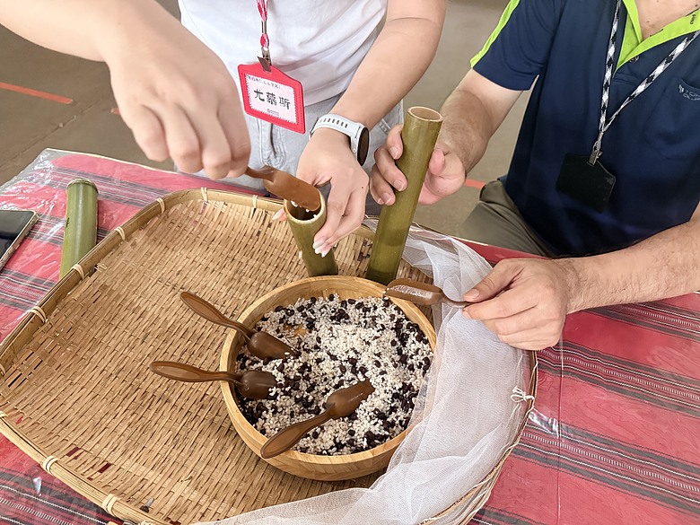 點我看大圖 【南投泰雅渡假村 】親子二日遊當兩天勇士|營火、射箭、竹筒飯與高空繩索