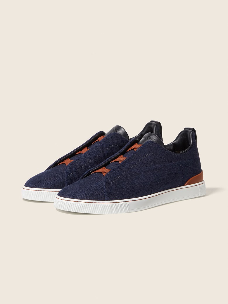 點我看大圖 懶人鞋:Zegna Triple Stitch vs. Berluti Fast Track Slip On