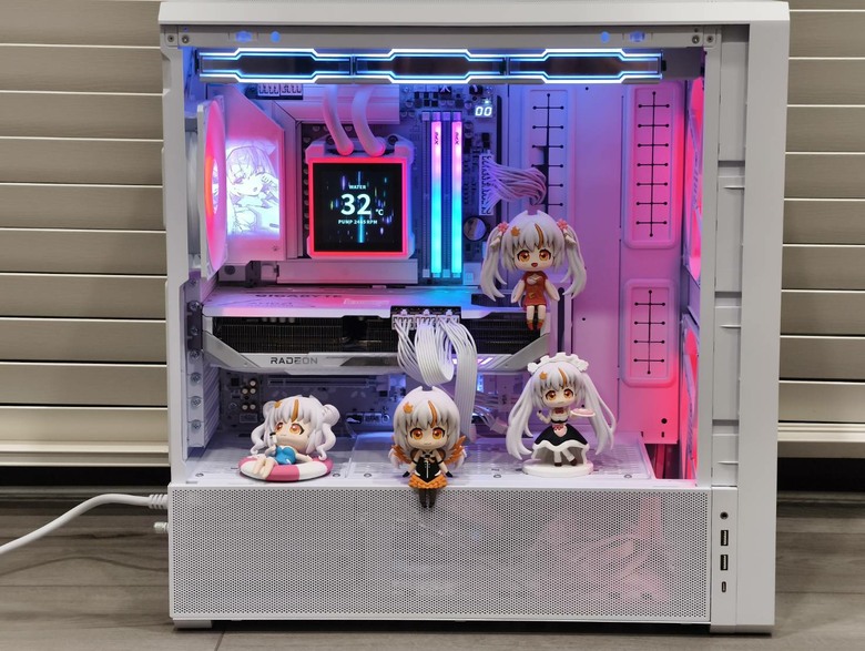 動漫風格貓娘主機板 B850 AORUS ELITE-P ICE ，見識不一樣的雕妹