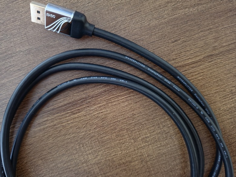 WAVESPLITTER威世波 DisplayPort 2.1 DP80(型號：WST-CDP006) / DP40(型號：WST-CDP003) 公 to 公 傳輸線，一步到位打造你的極致視覺體驗