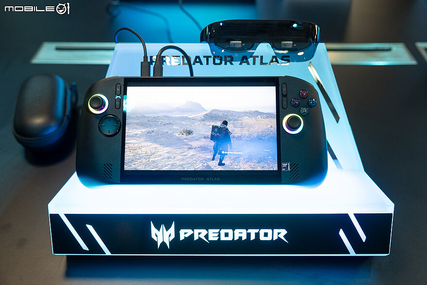 Acer Predator Atlas 7 遊戲掌機亮相 Atlas 8 小改款 10 月上市，Project DualPlay Mini 雙模遊戲掌機