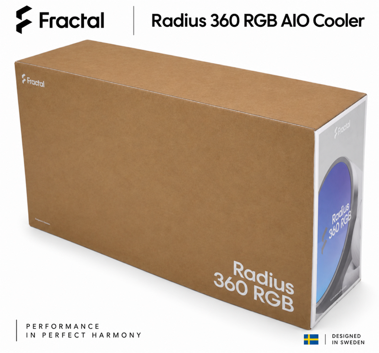 北歐風簡約設計水冷 Fractal Design Radius 360