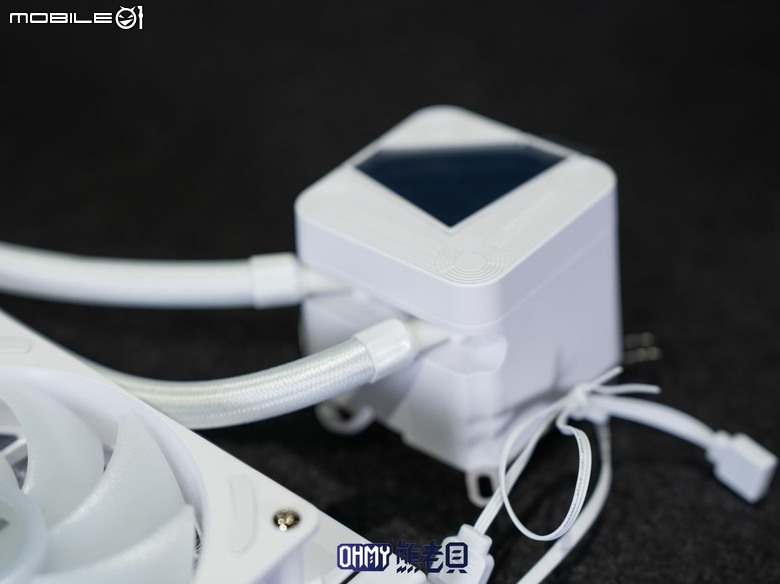 TT ST360 Ultra ARGB Sync 水冷散熱器 翻轉大螢幕+側出水管