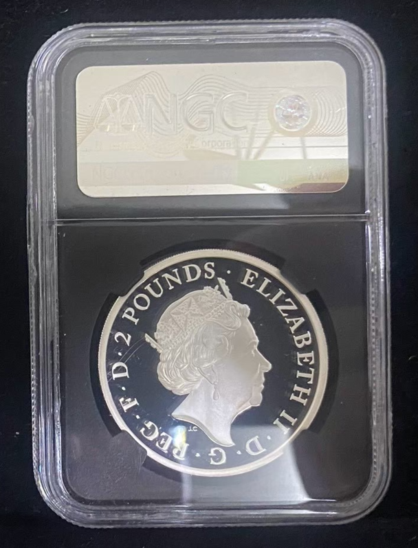 點我看大圖 【分享開箱】2018 Great Britain Royal Mint Britannia Oriental Border 1 oz Proof Gold Coin PF70UC & Silver Coin PF70UC FDI 英國皇家鑄幣廠不列顛女神東方邊境一盎司精鑄金銀幣