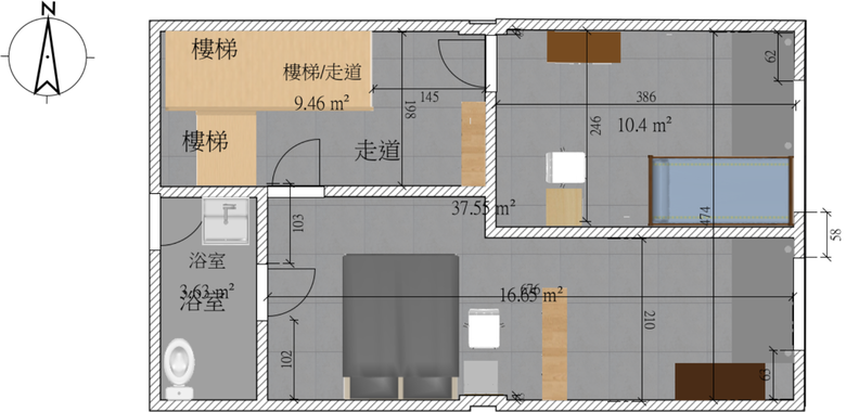 【請益】狹長型房間隔間問題