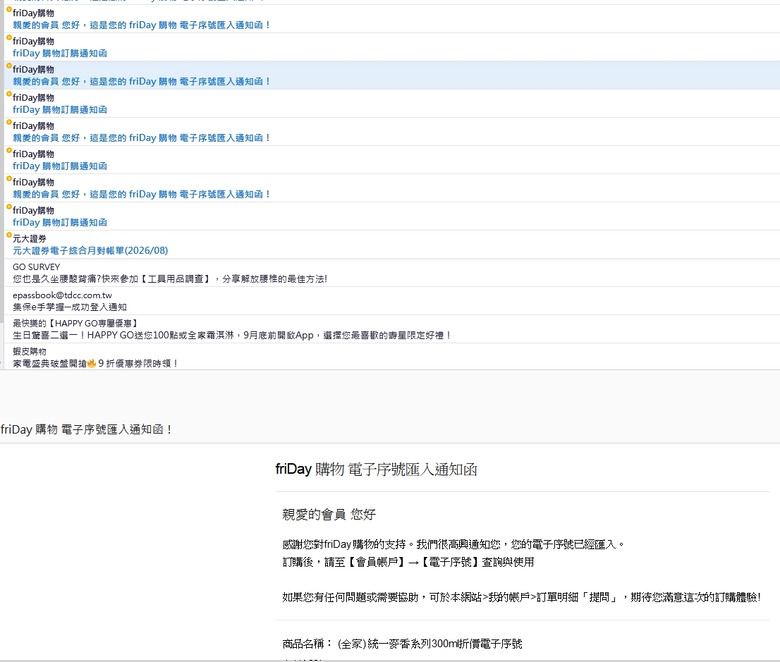生日月有收到電信公司跟大賣場送的生日禮金嗎?