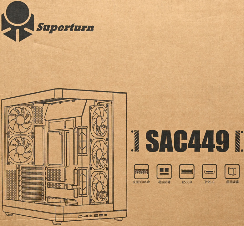 Superturn視博通SAC449機殼開箱