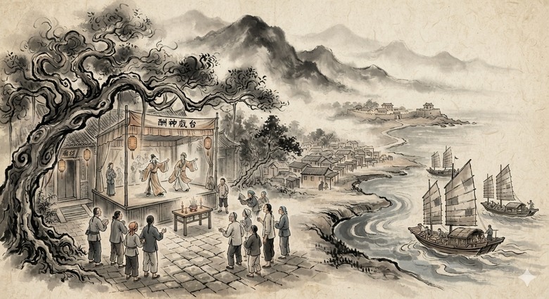 歷史的辮子、神明與戲曲：從明清戰亂到台灣大眾文化的世紀交融