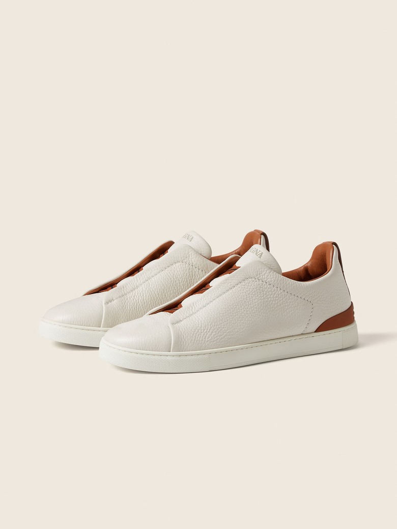 點我看大圖 懶人鞋:Zegna Triple Stitch vs. Berluti Fast Track Slip On
