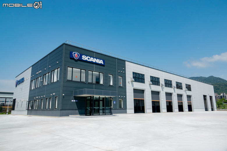 Scania 打造全台最大商用車後勤據點，3,600坪八里全新服務廠正式揭幕