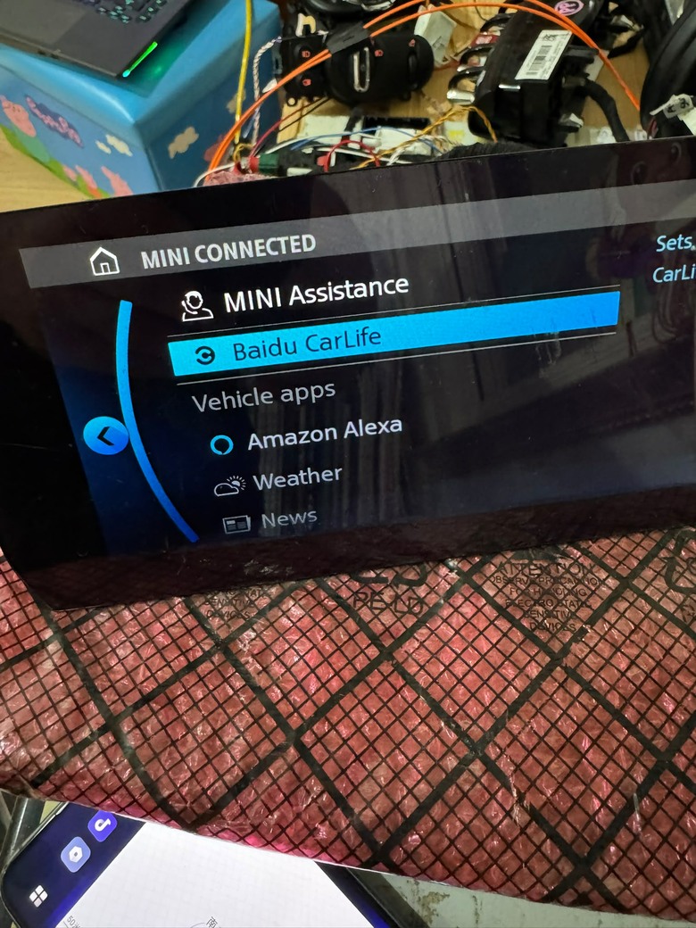 DIY 使用BMW MINI Baidu Carlife 轉接Carplay 或 Android Auto