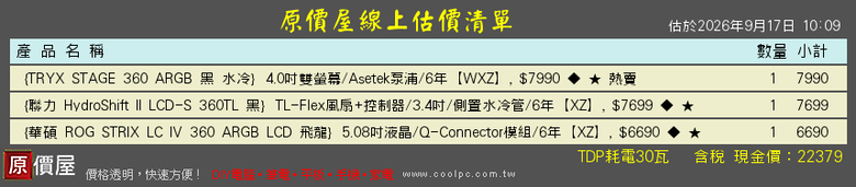 水冷散熱器求教~