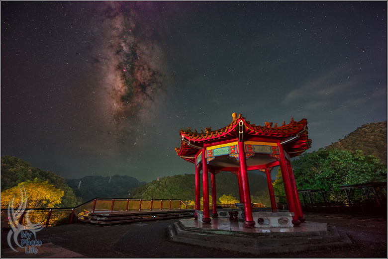 石門水庫嵩台．銀河