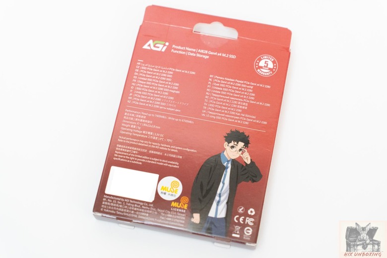 點我看大圖 膽大黨 x AGI 存儲設備 聯名開箱