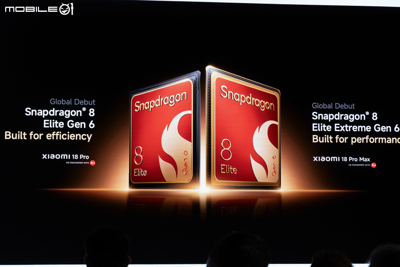 【採訪】高通推出新一代 Snapdragon 8 Elite Extreme Gen 6/Elite Gen 6 兩款處理器 AI 手機世代來臨的首發尖兵