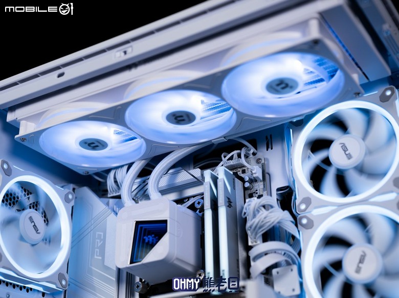 TT ST360 Ultra ARGB Sync 水冷散熱器 翻轉大螢幕+側出水管