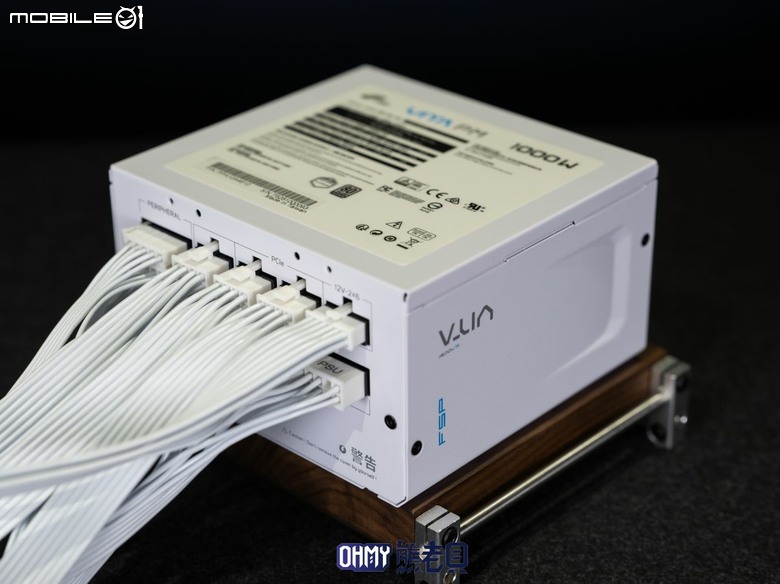 全漢VITA PM MIT 1000W 白金x白色台灣製電源 邁向高階的下一步！