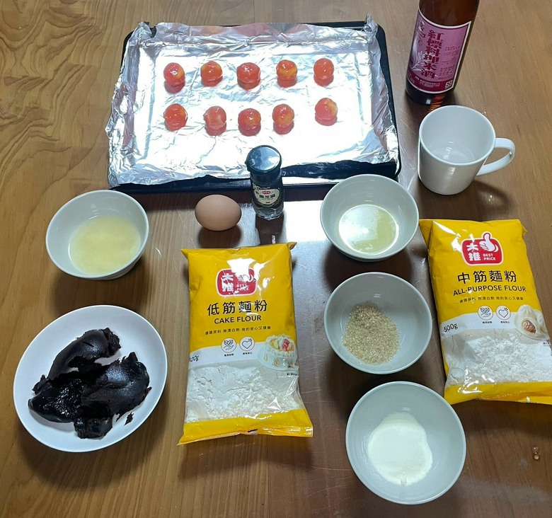 中秋節應景 自己做蛋黃酥