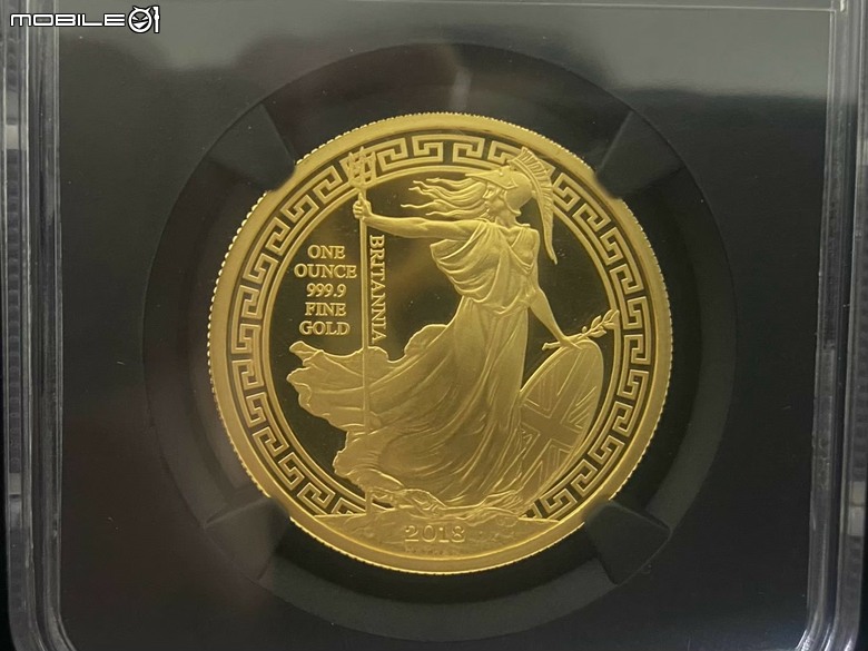 點我看大圖 【分享開箱】2018 Great Britain Royal Mint Britannia Oriental Border 1 oz Proof Gold Coin PF70UC & Silver Coin PF70UC FDI 英國皇家鑄幣廠不列顛女神東方邊境一盎司精鑄金銀幣