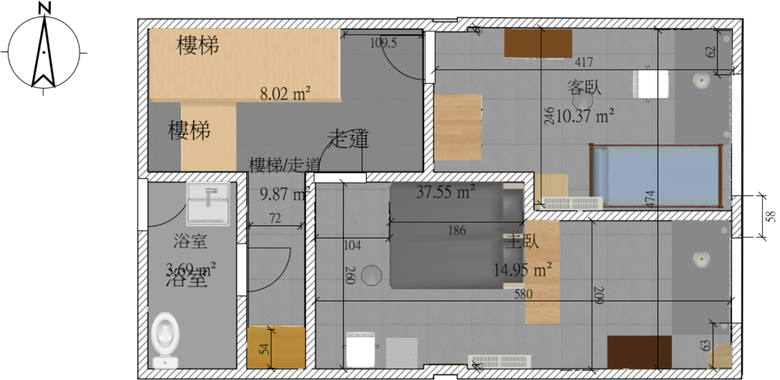 【請益】狹長型房間隔間問題